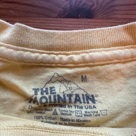 The Mountain brand tie dye Dog Rescue Shirt Pit Bull Medium Yellow - Picture 5 of 8